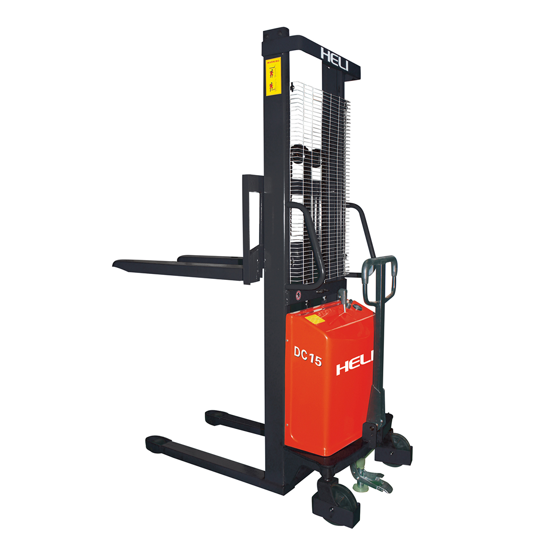 Semi Electric Stacker For Sale At Hala Equipment Trading Uae